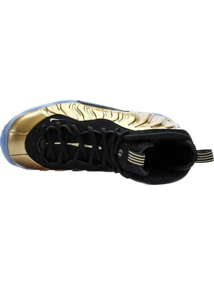 Кроссовки Nike Little Posite One GS 'Metallic Gold' — изображение 4 из 4, золото