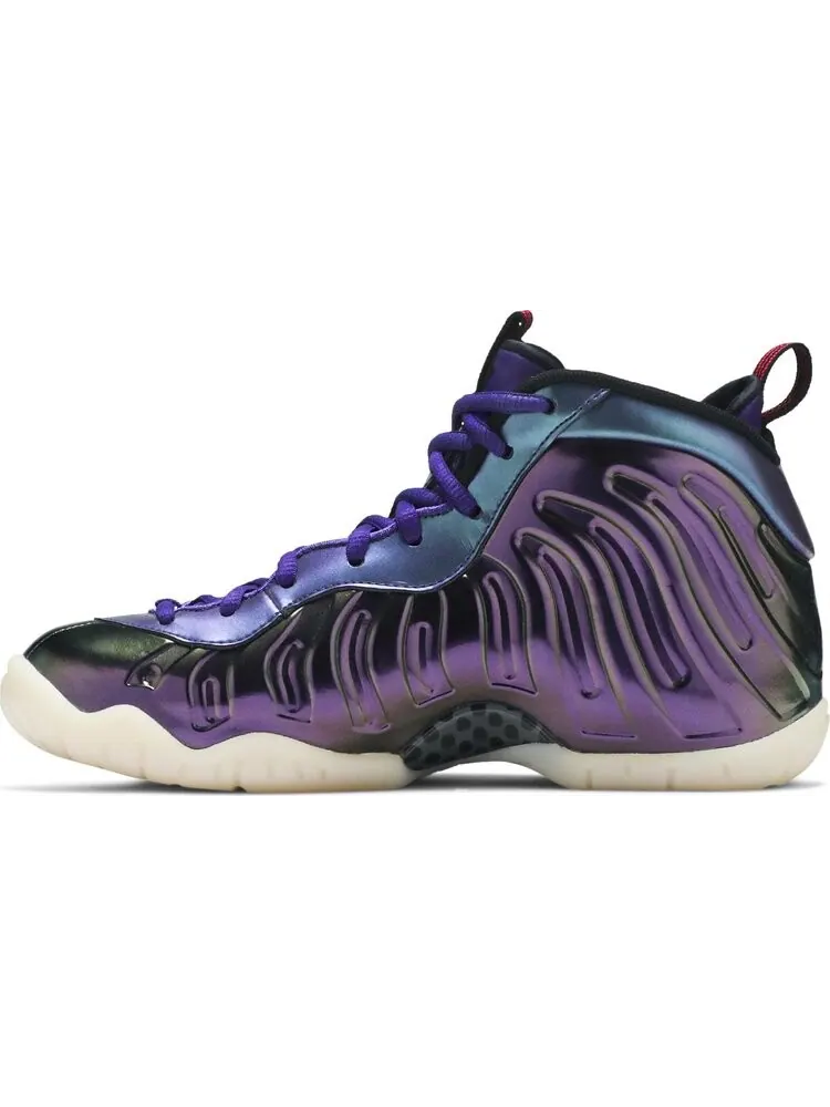 Кроссовки Nike Little Posite One GS 'Iridescent Purple' — изображение 3 из 8, фиолетовый