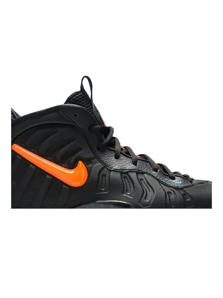 Кроссовки Nike Little Posite Pro GS 'Knicks' — изображение 3 из 9, черный/оранжевый/синий