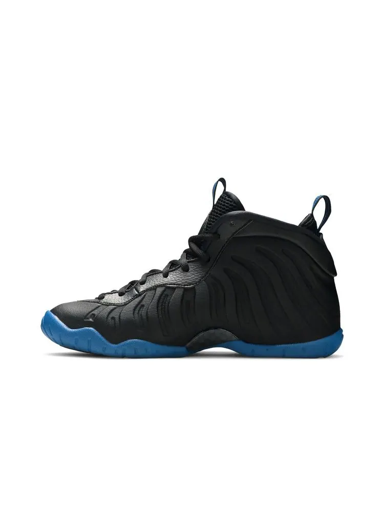 Кроссовки Nike Little Posite Pro GS 'Knicks' — изображение 4 из 9, черный/оранжевый/синий