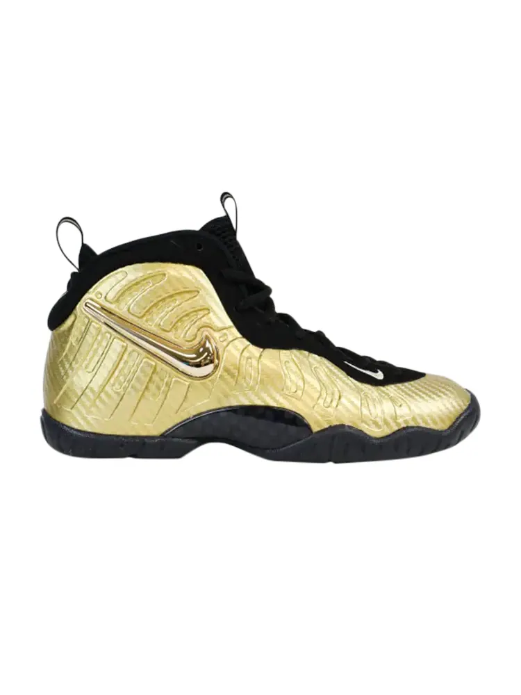 Кроссовки Nike Little Posite Pro GS 'Metallic Gold' — изображение 1 из 1, золото
