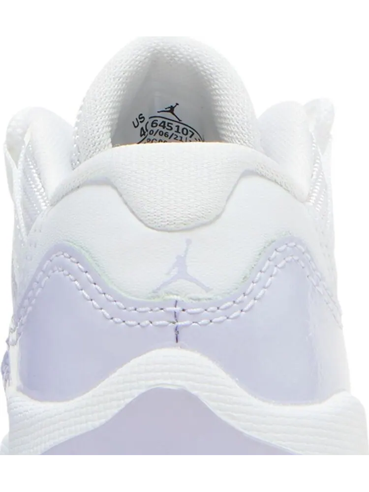 Кроссовки Air Jordan 11 Retro Low GT White Pure Violet — изображение 7 из 8, белый