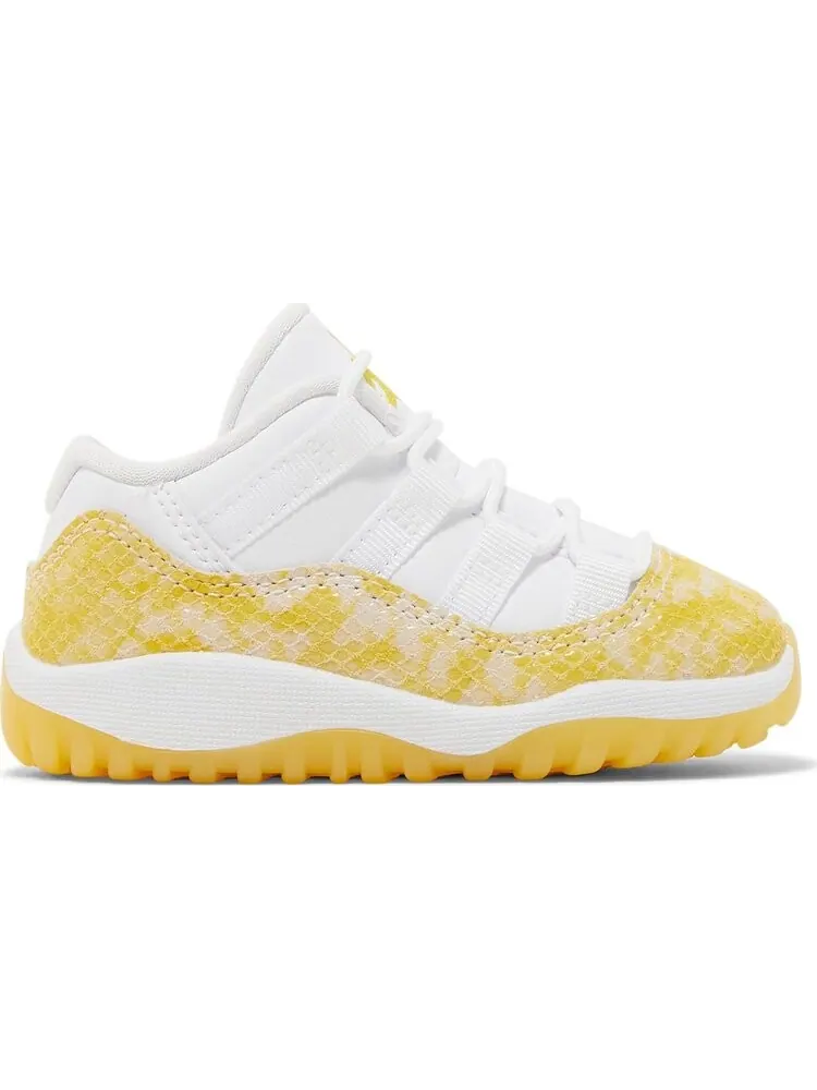 Кроссовки Air Jordan 11 Retro Low TD 'Yellow Snakeskin' — изображение 1 из 4, желтый