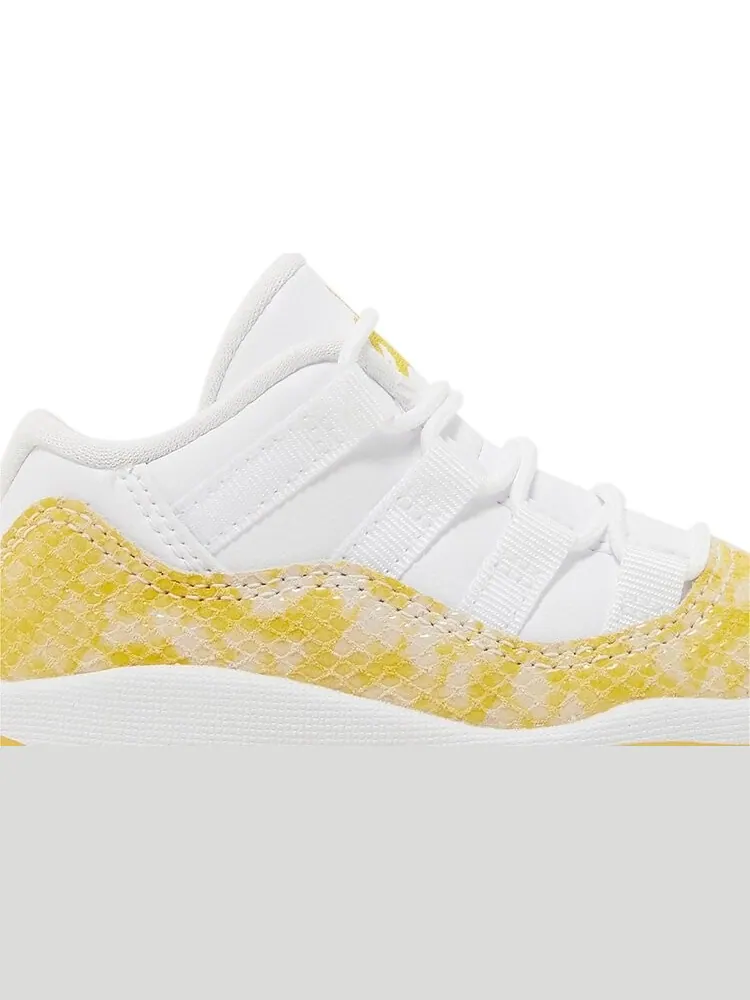 Кроссовки Air Jordan 11 Retro Low TD 'Yellow Snakeskin' — изображение 2 из 4, желтый