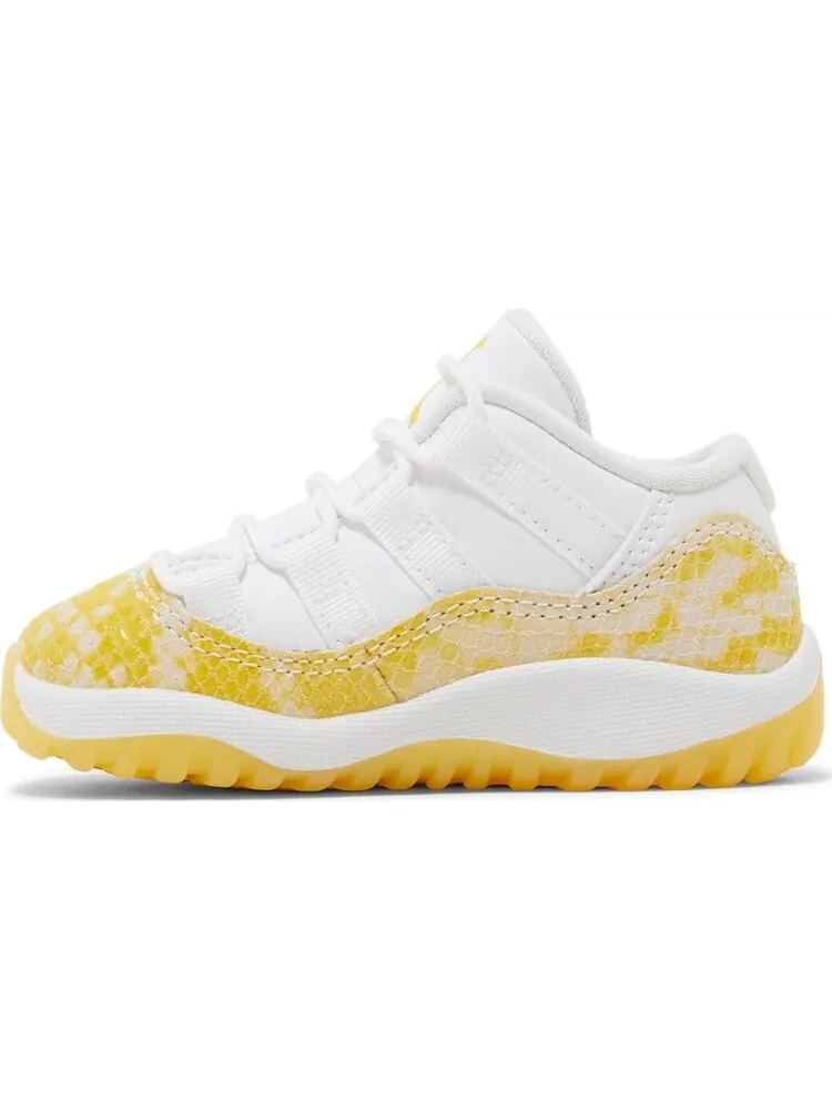 Кроссовки Air Jordan 11 Retro Low TD 'Yellow Snakeskin' — изображение 3 из 4, желтый