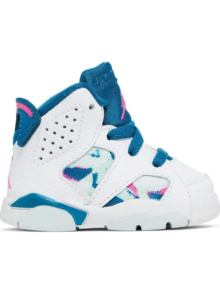 Кроссовки Air Jordan 6 Retro TD Green Abyss — изображение 1 из 8, белый