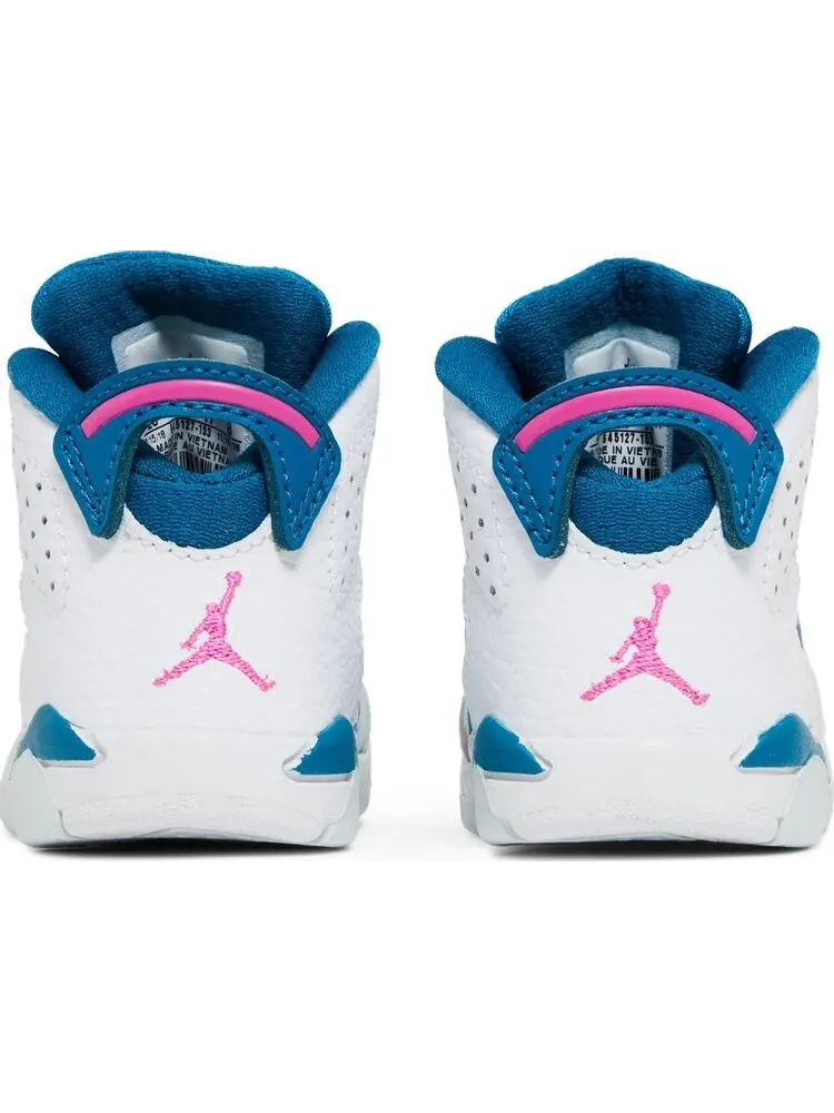 Кроссовки Air Jordan 6 Retro TD Green Abyss — изображение 6 из 8, белый