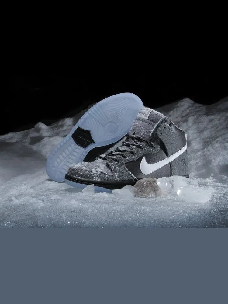 Кроссовки Nike Dunk Hi SB Premier SE 'Petoskey' — изображение 3 из 4, серый