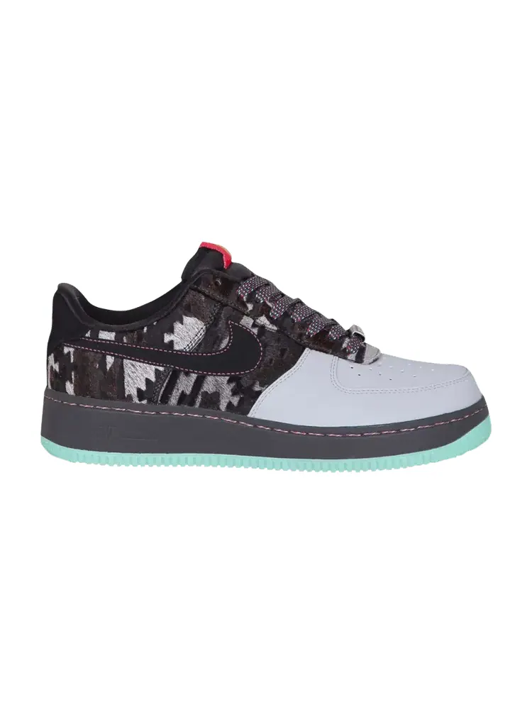 Кроссовки Nike Air Force 1 Comfort Premium QS 'Year of the Horse' — изображение 1 из 1, серый/черный//зеленый
