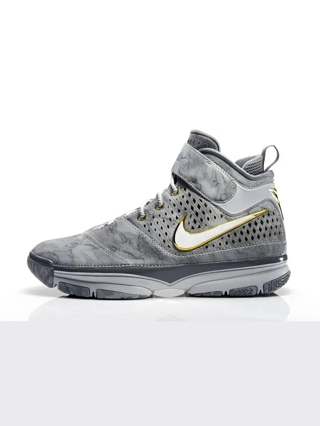 Кроссовки Nike Zoom Kobe 2 GS 'Prelude' — изображение 2 из 4, серый
