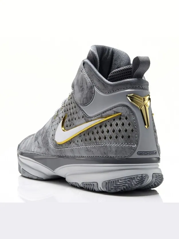 Кроссовки Nike Zoom Kobe 2 GS 'Prelude' — изображение 3 из 4, серый