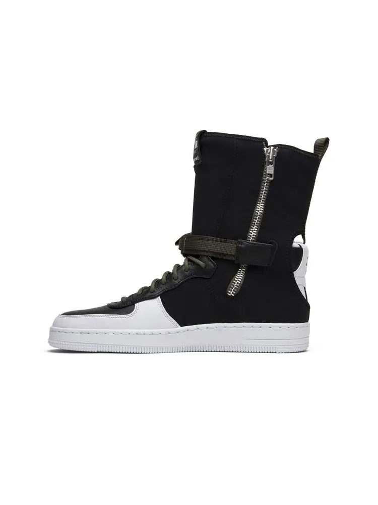 Кроссовки Acronym x NikeLab Air Force Downtown 1 Hi SP 'Black White' — изображение 3 из 8, белый
