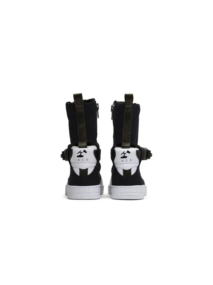 Кроссовки Acronym x NikeLab Air Force Downtown 1 Hi SP 'Black White' — изображение 6 из 8, белый