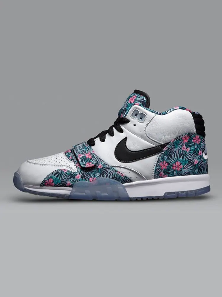 Кроссовки Nike Air Trainer 1 Mid PRM PB QS 'Pro Bowl' — изображение 3 из 7, белый/черный-розовый