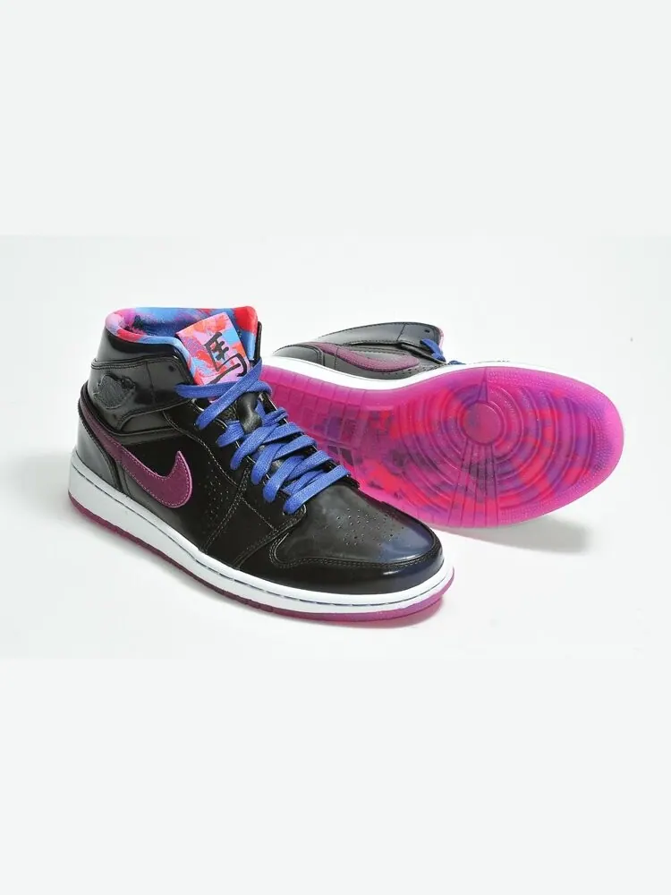 Кроссовки Air Jordan 1 Mid Nouveau YOTH Deep Royal — изображение 2 из 5, синий