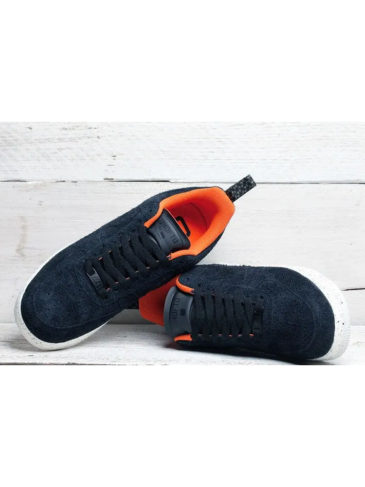 Кроссовки Nike Lunar Air Force 1 Low UNDFTD SP 'Undefeated' — изображение 3 из 7, черный/черный-оливковый