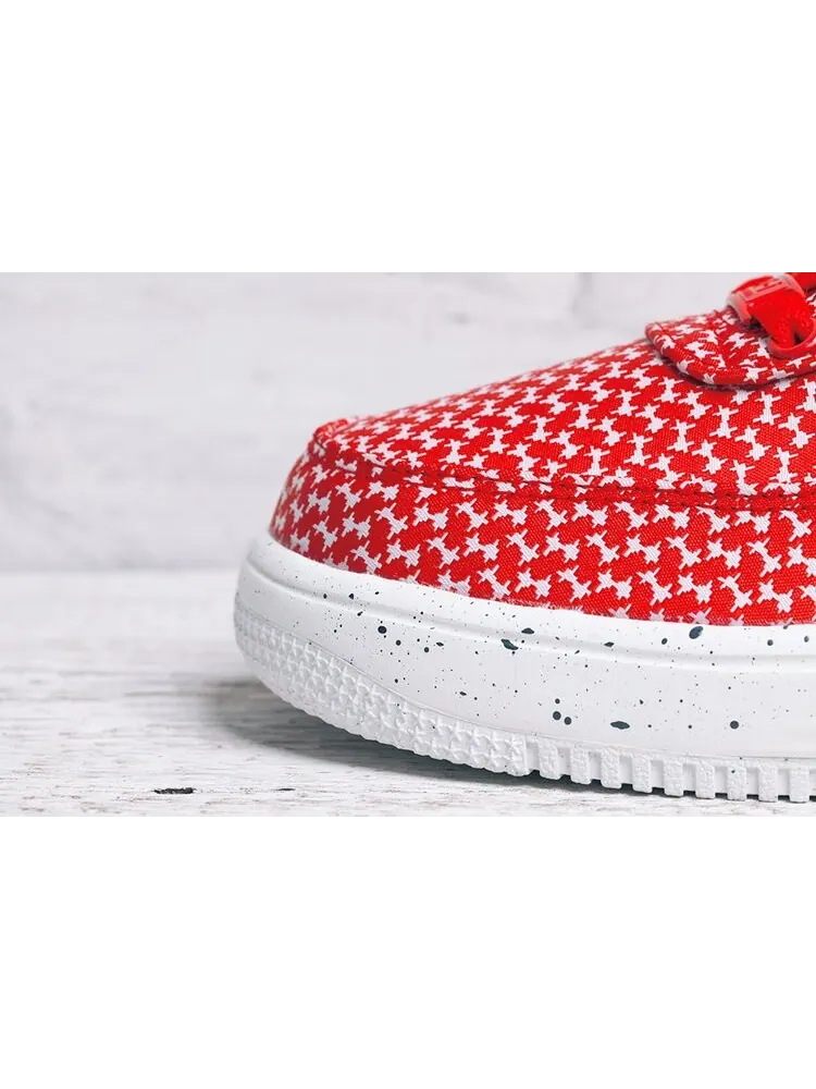 Кроссовки Nike UNDFTD x Lunar Force 1 Low 'University Red' — изображение 3 из 4, красный