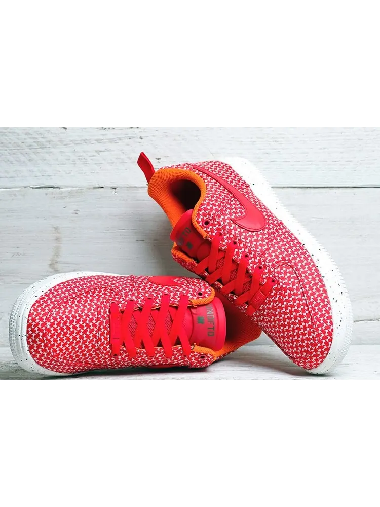 Кроссовки Nike UNDFTD x Lunar Force 1 Low 'University Red' — изображение 4 из 4, красный
