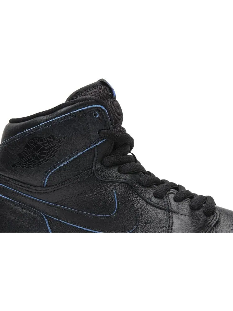 Кроссовки Lance Mountain x Air Jordan 1 Retro SB QS Black — изображение 2 из 8, черный