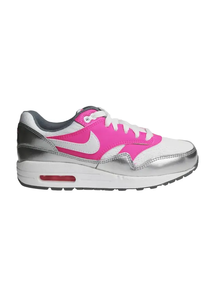 Кроссовки Nike Air Max 1 GS 'White Pink Pow' — изображение 1 из 1, белый