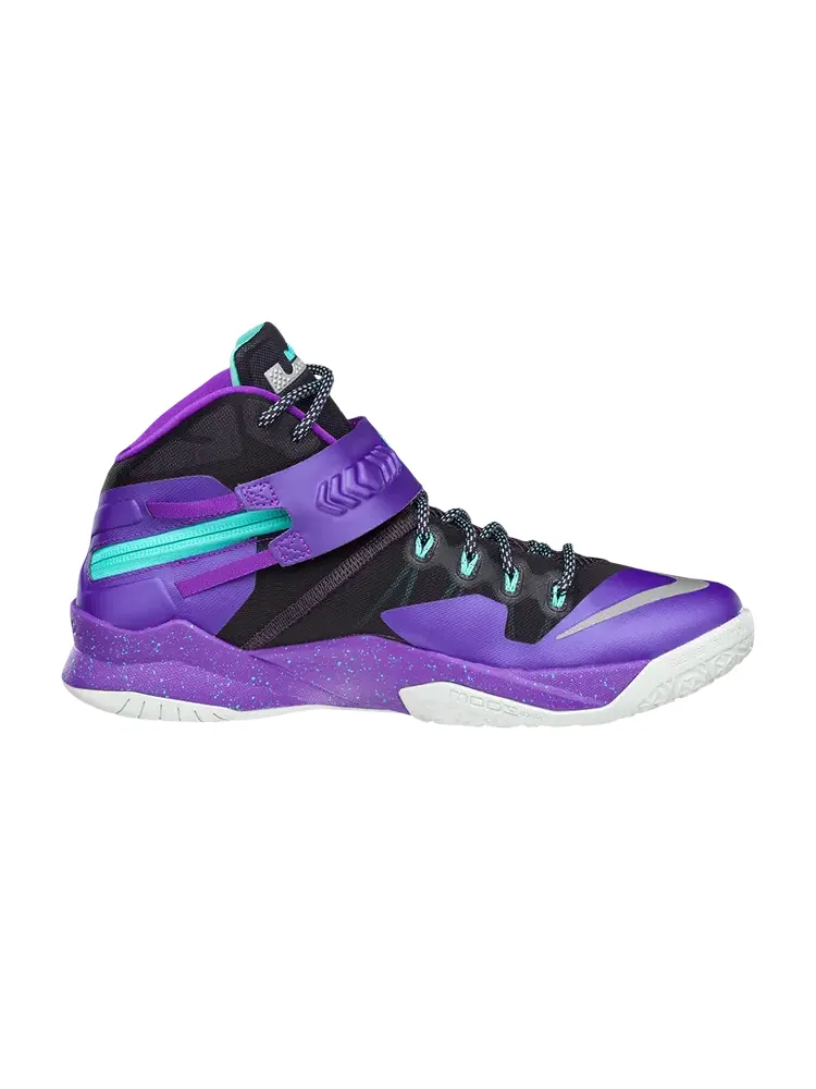 Кроссовки Nike Zoom Soldier 8 'Summit Lake Hornets' — изображение 1 из 1, фиолетовый