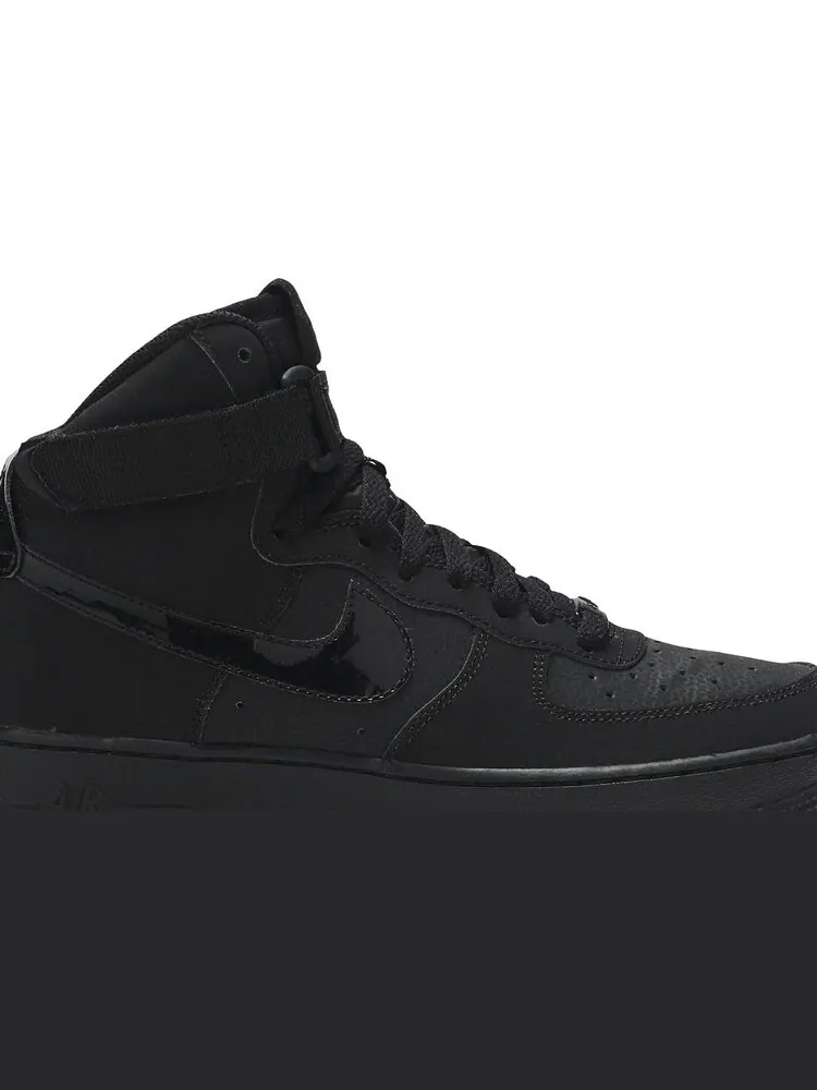 Кроссовки Nike Air Force 1 High GS 'Black' — изображение 2 из 8, черный
