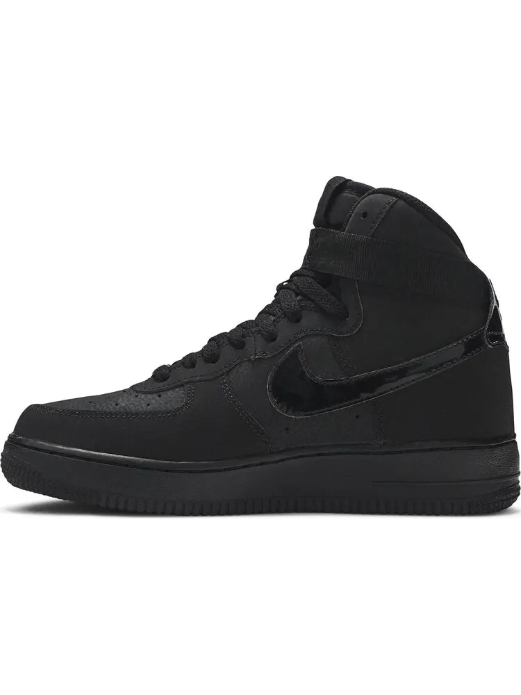 Кроссовки Nike Air Force 1 High GS 'Black' — изображение 3 из 8, черный