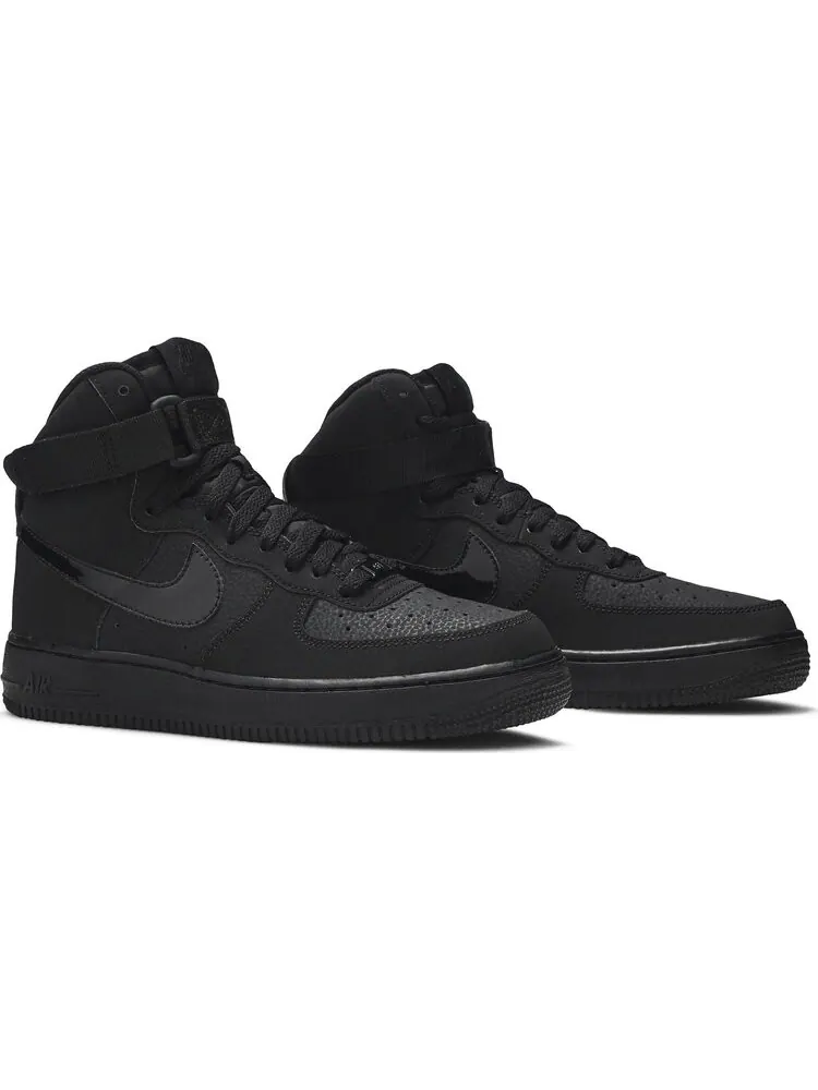 Кроссовки Nike Air Force 1 High GS 'Black' — изображение 8 из 8, черный