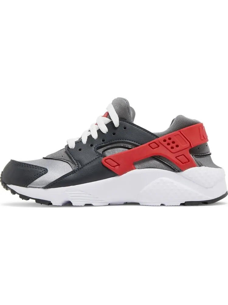 Кроссовки Nike Huarache Run GS 'Dark Smoke Grey University Red' — изображение 3 из 8, серый