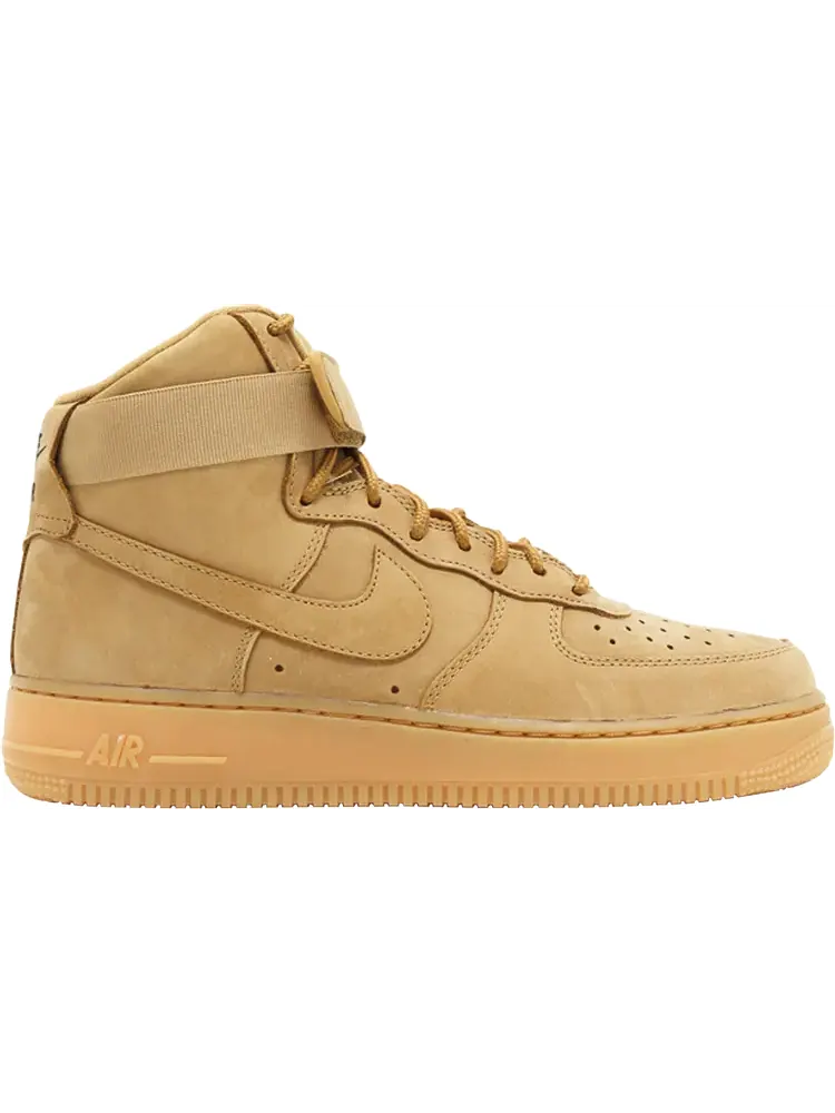 Кроссовки Nike Wmns Air Force 1 Hi Prm 'Flax' — изображение 1 из 5, загар