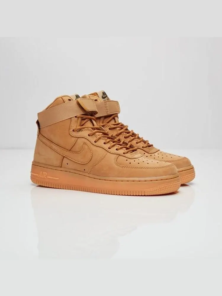 Кроссовки Nike Wmns Air Force 1 Hi Prm 'Flax' — изображение 2 из 5, загар