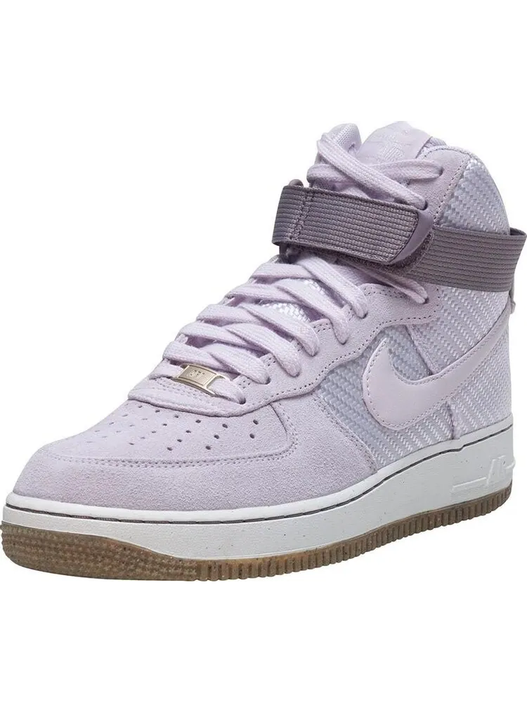 Кроссовки Nike Wmns Air Force 1 High Premium — изображение 2 из 5, розовый