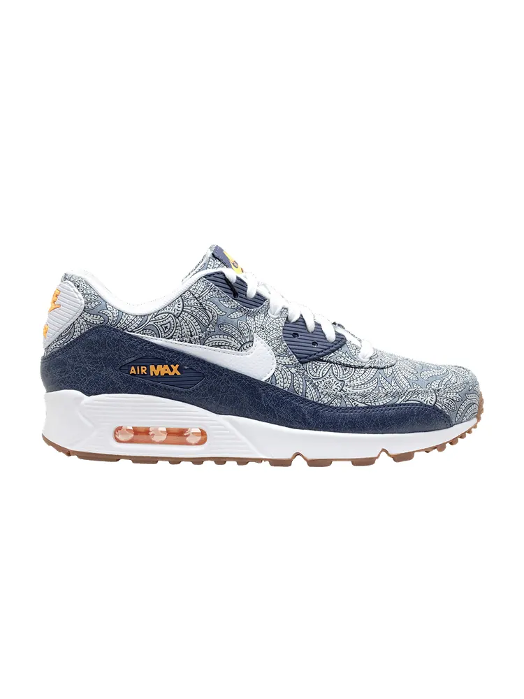 Кроссовки Nike Wmns Air Max 90 QS 'Liberty' — изображение 1 из 1, синий/белый