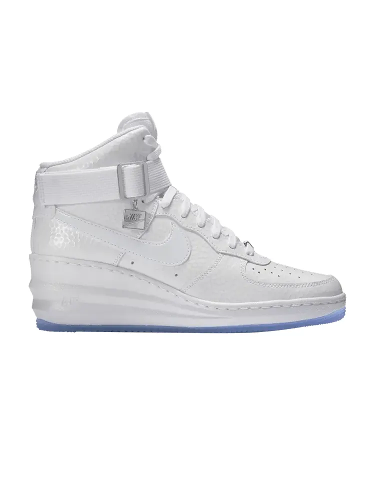 Кроссовки Nike Wmns Lunar Force 1 Sky High Premium 'Triple White' — изображение 1 из 1, белый/белый/белый
