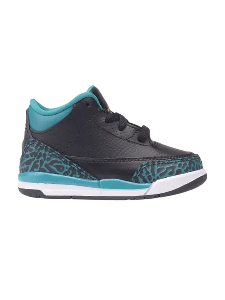 Кроссовки Air Jordan 3 Retro GT 'Black Metallic Gold' — изображение 1 из 4, черный