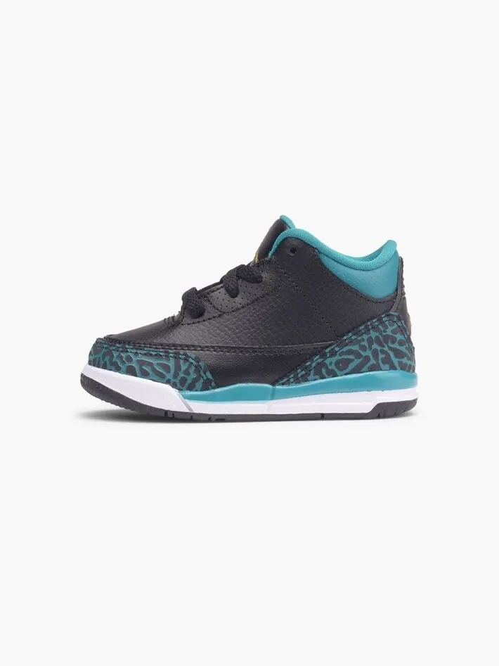 Кроссовки Air Jordan 3 Retro GT 'Black Metallic Gold' — изображение 2 из 4, черный