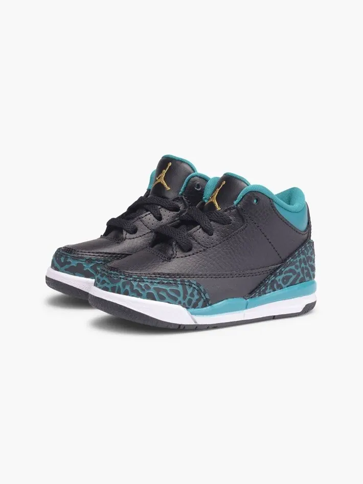Кроссовки Air Jordan 3 Retro GT 'Black Metallic Gold' — изображение 3 из 4, черный