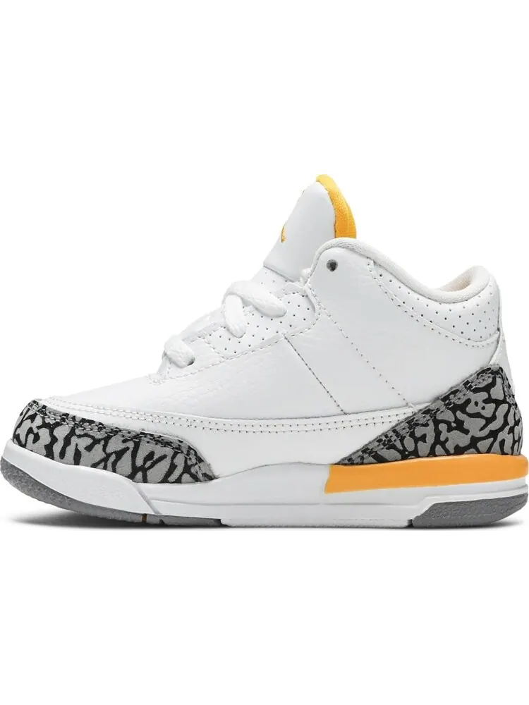 Кроссовки Air Jordan 3 Retro TD Laser Orange — изображение 3 из 8, оранжевый
