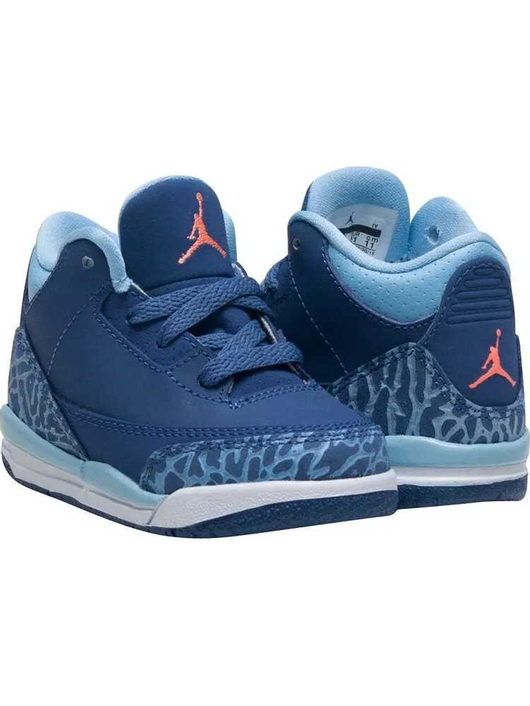 Кроссовки Air Jordan 3 Retro TD — изображение 3 из 5, фиолетовый