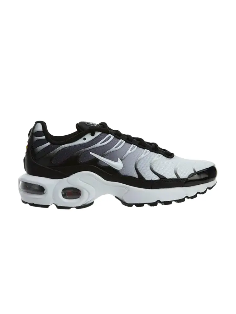 Кроссовки Nike Air Max Plus GS 'Black White' — изображение 1 из 1, черный