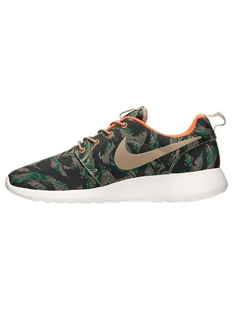 Кроссовки Nike Rosherun Print 'Tiger Camo' — изображение 4 из 4, зеленый
