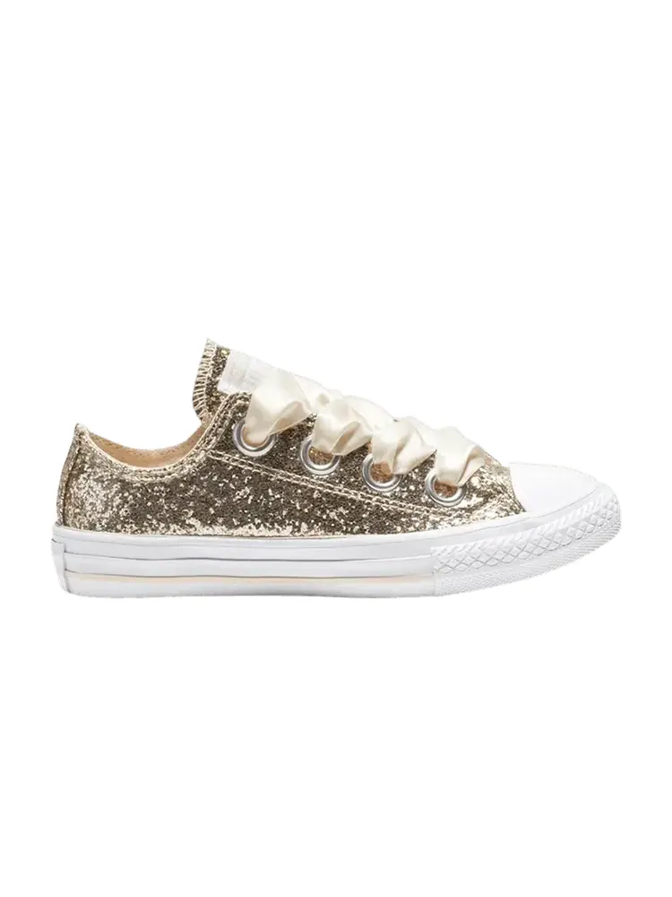 Кроссовки Converse Chuck Taylor All Star Big Eyelets Low GS 'Party Dress - Gold' — изображение 1 из 1