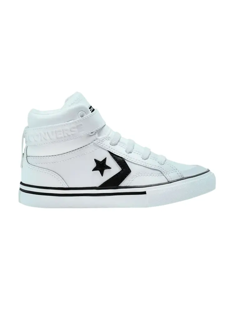 Кроссовки Converse Pro Blaze Strap High GS 'White Black' — изображение 1 из 1, белый/черный/белый