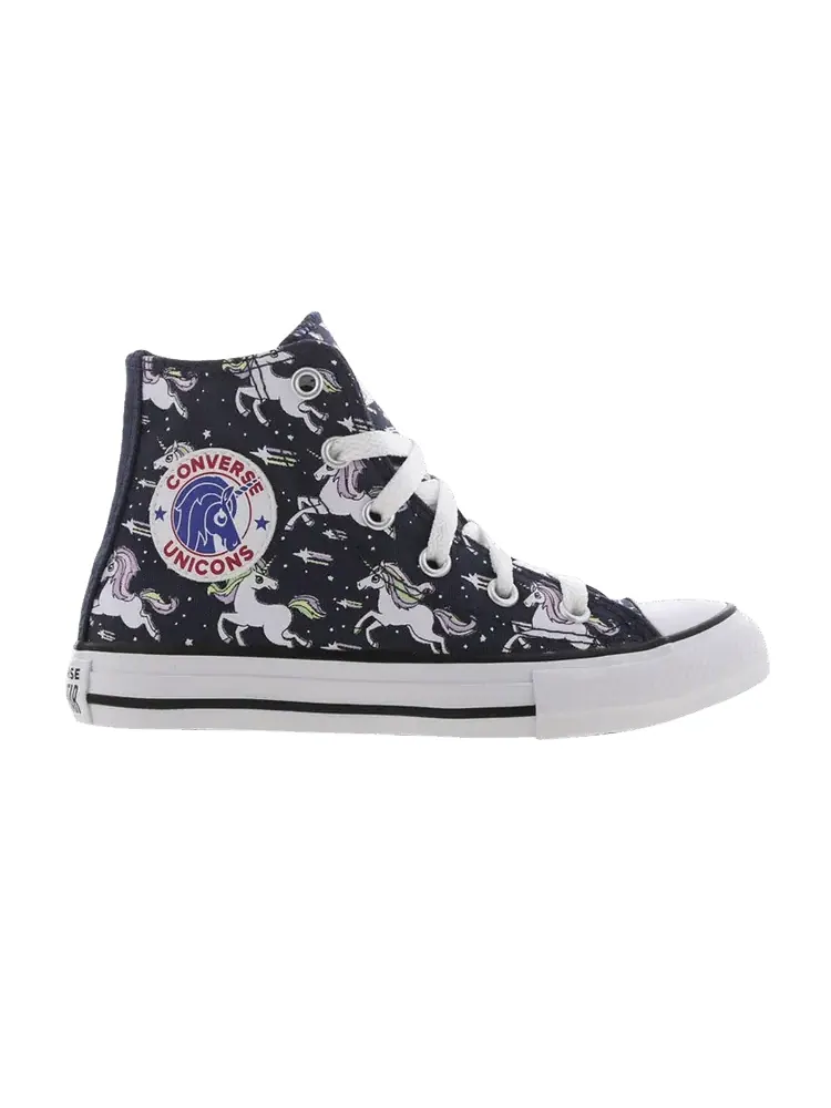 Кроссовки Converse Chuck Taylor All Star High GS 'Unicorn' — изображение 1 из 1, темно-синий/черный/белый