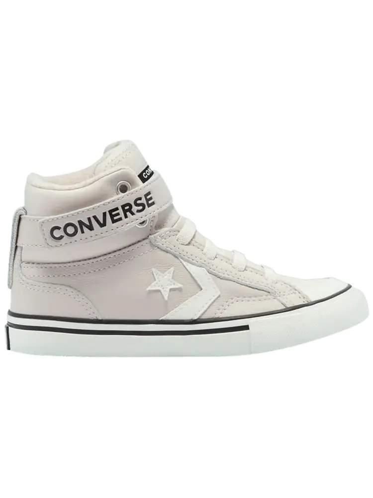 Кроссовки Converse Pro Blaze Strap High GS 'Leather & Heathered Knit - Silt Red' — изображение 1 из 1, розовый