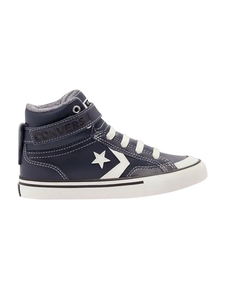 Кроссовки Converse Pro Blaze Strap High GS 'Leather & Heathered Knit - Lakeside Blue' — изображение 1 из 1, синий