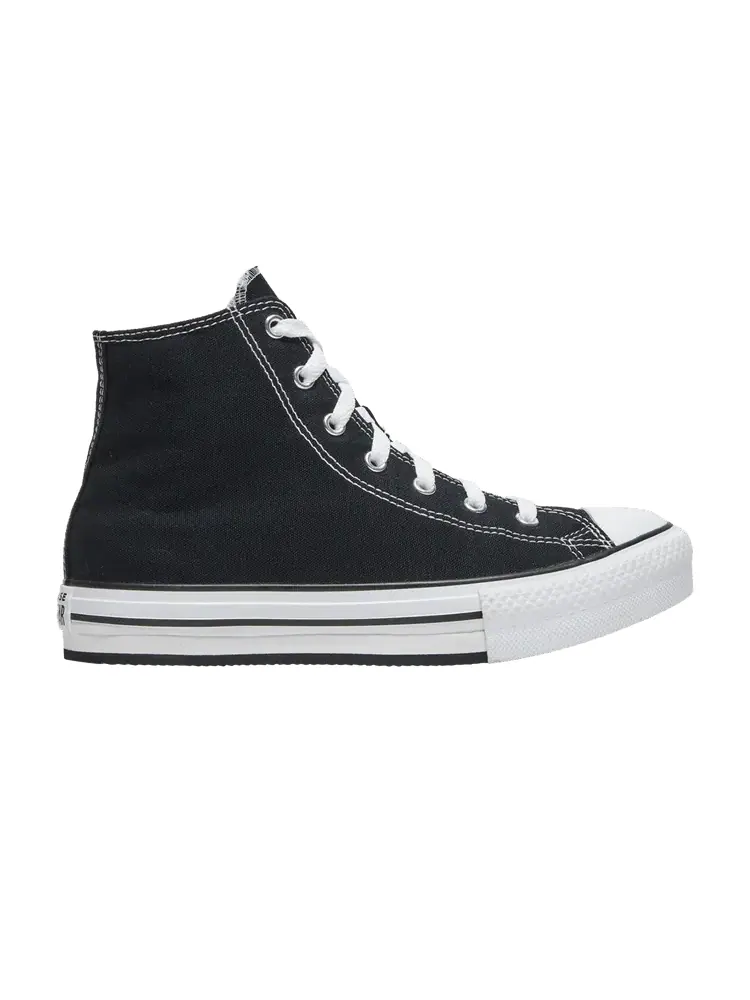 Кроссовки Converse Chuck Taylor All Star EVA Lift Platform High GS 'Black' — изображение 1 из 1, черный/белый/черный