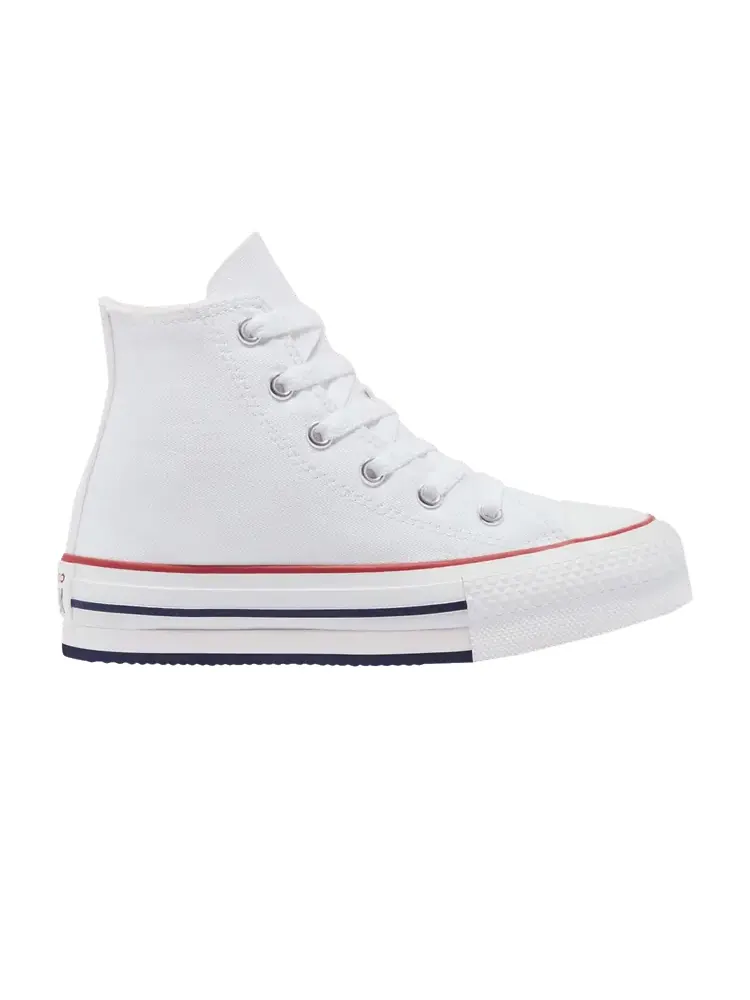 Кроссовки Converse Chuck Taylor All Star EVA Lift Platform High GS 'White' — изображение 1 из 1, белый//темно-синий