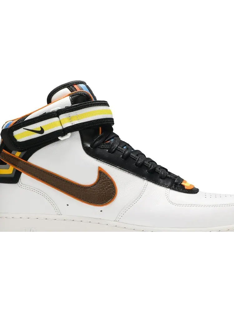 Кроссовки Nike Riccardo Tisci x Air Force 1 Mid SP 'White Brown' — изображение 2 из 8, белый