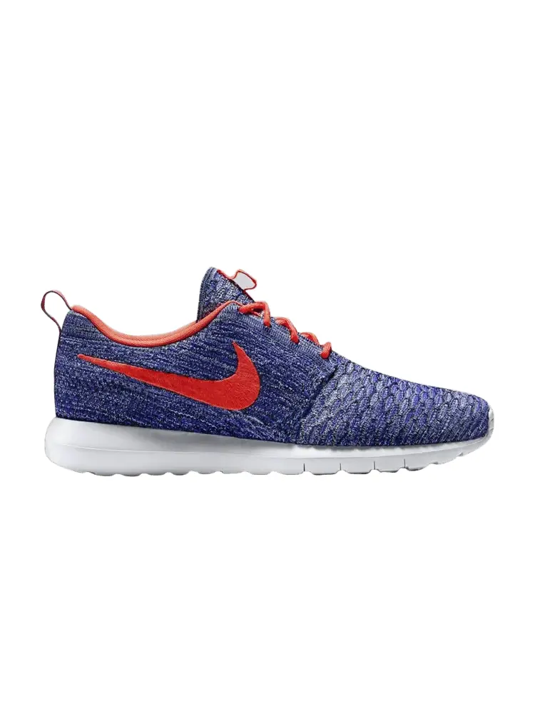 Кроссовки Nike Roshe Flyknit — изображение 1 из 7, фиолетовый/белый